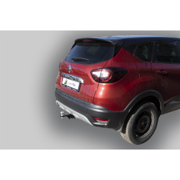 R116-E Лидер-плюс ТСУ для Renault Kaptur 2016-2022 без снятия и выреза бампера. Тип шара: E. Нагрузки: 1200/100 кг, масса фаркопа 15,5 кг (без электрики в комплекте