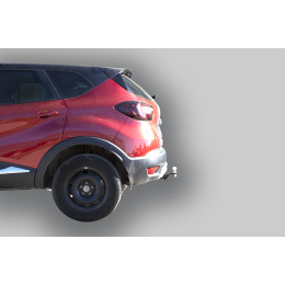 R116-E Лидер-плюс ТСУ для Renault Kaptur 2016-2022 без снятия и выреза бампера. Тип шара: E. Нагрузки: 1200/100 кг, масса фаркопа 15,5 кг (без электрики в комплекте