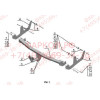 RN 06 AVTOS Фаркоп на Renault Sandero 2009-2014, Dacia Sandero 2009-2013. Необходима подрезка бампера. Тип шара: A. Нагрузки: 1000/75 кг, масса фаркопа 18 кг (без электрики в комплекте)