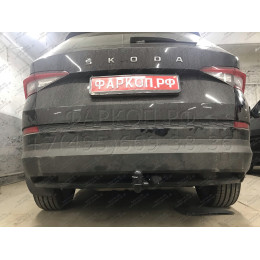 S-292 STEINHOF Фаркоп на Skoda Kodiaq 2WD/4WD, в т.ч. AdBlue 2016-2023. Требуется подрезка бампера. Тип шара: AV (вертикальное быстросъемное крепление шара на ключе). 