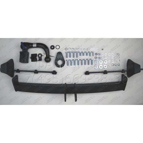 S-388 STEINHOF Фаркоп на Subaru Outback 2015-2021. Требуется подрезка бампера. Тип шара: AV (вертикальное быстросъемное крепление шара на ключе). Нагрузки: 2000/90 кг, масса фаркопа 24,4 кг (без электрики в комплекте)