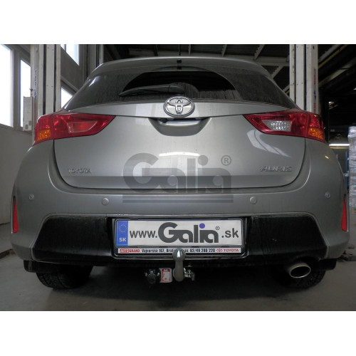 T056A GALIA Полностью оцинкованный фаркоп на Toyota Auris хетчбек 2007-2013, 2013-2018. Тип шара: A. Установка без снятия и выреза бампера. Нагрузки: 1600/75 кг, масса фаркопа 15,5 кг