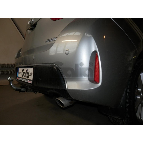 T056A GALIA Полностью оцинкованный фаркоп на Toyota Auris хетчбек 2007-2013, 2013-2018. Тип шара: A. Установка без снятия и выреза бампера. Нагрузки: 1600/75 кг, масса фаркопа 15,5 кг