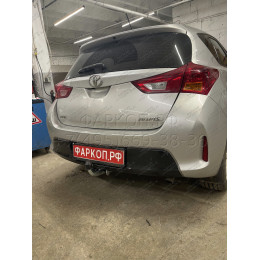 T056A GALIA Полностью оцинкованный фаркоп на Toyota Auris хетчбек 2007-2013, 2013-2018. Тип шара: A. Установка без снятия и выреза бампера. Нагрузки: 1600/75 кг, масс