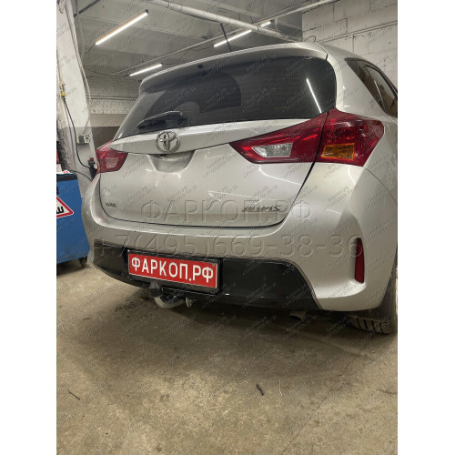 T056A GALIA Полностью оцинкованный фаркоп на Toyota Auris хетчбек 2007-2013, 2013-2018. Тип шара: A. Установка без снятия и выреза бампера. Нагрузки: 1600/75 кг, масса фаркопа 15,5 кг