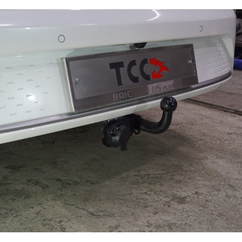 TCU00391 ТСС Фаркоп на BAIC U5 Plus Luxury 2023-. Требуется подрезка бампера. Тип шара: A. Нагрузки: 750/75 кг