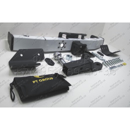 TPR-09-991124.00 PT GROUP Фаркоп с нержавеющей накладкой на Toyota Land Cruiser Prado J120 2003-2009, J150 2009-2023, Lexus GX 470 2003-2009, GX 460 2009-2023 без подрезки бампера. Тип шара: E (лег