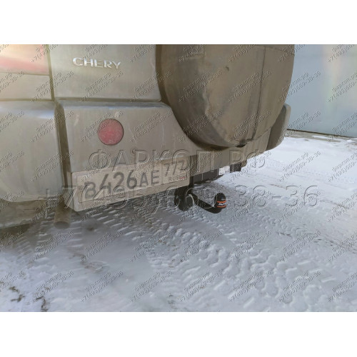 TY 16 AVTOS Фаркоп на Toyota RAV4 3/5 дверей 2000-2006, Chery Tiggo 2006-2014, Vortex Tingo 2010-2013 без подрезки бампера. Тип шара: A. Нагрузки: 1000/50 кг, масса фаркопа 17,5 кг (без электрики в комплекте)