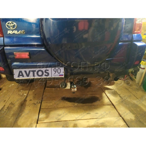 TY 16 AVTOS Фаркоп на Toyota RAV4 3/5 дверей 2000-2006, Chery Tiggo 2006-2014, Vortex Tingo 2010-2013 без подрезки бампера. Тип шара: A. Нагрузки: 1000/50 кг, масса фаркопа 17,5 кг (без электрики в комплекте)
