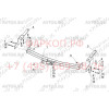TY 38 AVTOS Фаркоп на Toyota Highlander 2010-2014 требуется подрезка бампера. Тип шара: F. Нагрузки: 1500/75 кг, масса фаркопа 23 кг (без электрики в комплекте)