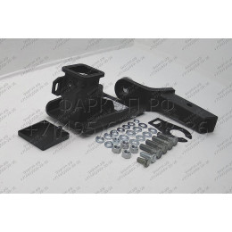 UZB-65-991122.00 PT GROUP Фаркоп на УАЗ 452 (2206, 3909, 3962, 3741, 3303) 1965- без подрезки бампера. Тип шара: E (легкосъемный шар под квадрат). Нагрузки: 1200/75 кг, масса фа