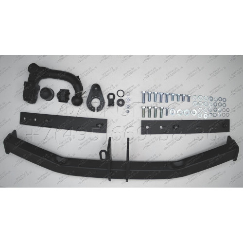 V-129 STEINHOF Фаркоп на Volkswagen Tiguan 2007-2016. Требуется подрезка бампера. Тип шара: AV (вертикальное быстросъемное крепление шара на ключе). Нагрузки: 2500/100 кг, масса фаркопа 22,5 кг (без электрики в комплекте)