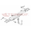 V-129 STEINHOF Фаркоп на Volkswagen Tiguan 2007-2016. Требуется подрезка бампера. Тип шара: AV (вертикальное быстросъемное крепление шара на ключе). Нагрузки: 2500/100 кг, масса фаркопа 22,5 кг (без электрики в комплекте)