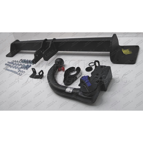 V-311 STEINHOF Фаркоп на Volvo V90 II (в т.ч. 4WD) (кроме Cross Country и R-Design) 09/2016-, Volvo S90 II 09/2016-. Требуется подрезка бампера. Тип шара: AV (вертикальное быстросъемное крепление шара на ключе). Нагрузки: 2200/110 кг, масса фаркопа 19,9 к
