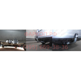 V066C GALIA Полностью оцинкованный фаркоп на Volksawgen Jetta 2005-2010, Volkswagen Golf V универсал 2007-2008, Golf VI универсал 2008-2013. Подрозетник убирается за бампер. Тип