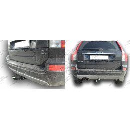 V203-A Лидер-плюс ТСУ для Volvo XC90 2006-2014 без снятия и выреза бампера. Нагрузки: 1500/75 кг, масса фаркопа 15,32 кг (без электрики в комплекте)