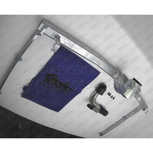 F082C GALIA Полностью оцинкованный фаркоп на Ford Fusion 2002-2012, в т.ч. модели с парктрониками. Тип шара: C (горизонтальный съемный). Без выреза бампера. Нагрузки: 1100/50 кг, масса фаркопа 14,47 кг