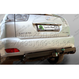 L101-FC Лидер-плюс ТСУ для Lexus RX300/330/350/400 2003-2010, Toyota Highlander 2003-2010 без снятия и выреза бампера. Тип шара: FC. Нагрузки: 1200/50 кг, масса фаркопа 21,08 кг (без 