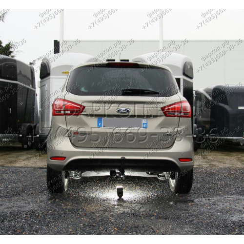 307397600001 WESTFALIA Фаркоп усиленный на Ford B-MAX 2012-2017. Тип шара: A. Невидимый вырез в бампере. Нагрузки 900/50 кг, масса фаркопа 19 кг