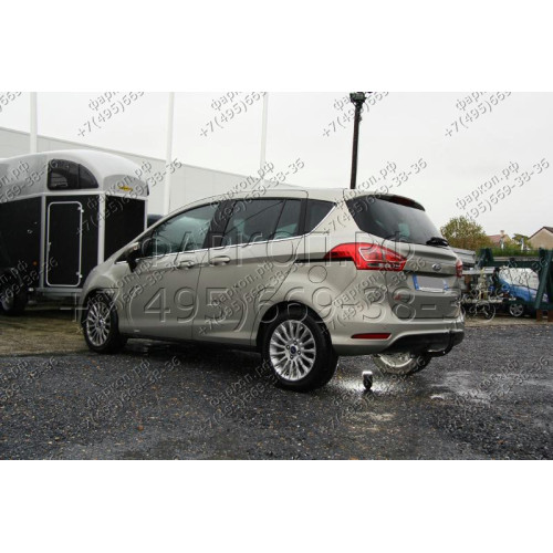 307397600001 WESTFALIA Фаркоп усиленный на Ford B-MAX 2012-2017. Тип шара: A. Невидимый вырез в бампере. Нагрузки 900/50 кг, масса фаркопа 19 кг