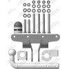 95201-A MOTODOR Фаркоп с оцинкованным шаром на Jeep Wrangler JK 2007-2018, JL 2018- (только американская версия) без выреза в бампере. Тип шара: A. Нагрузки 1900/75 кг, масса фаркопа 8,5 кг (без электрики в комплекте)