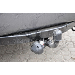 3032-A ORIS Фаркоп на Toyota Land Cruiser 100 VX 1998-2007, Lexus LX470 2003-2007 без выреза в бампере. Тип шара: A. Нагрузки: 1500/100 кг, масса фаркопа 20 кг (без электрики в комп