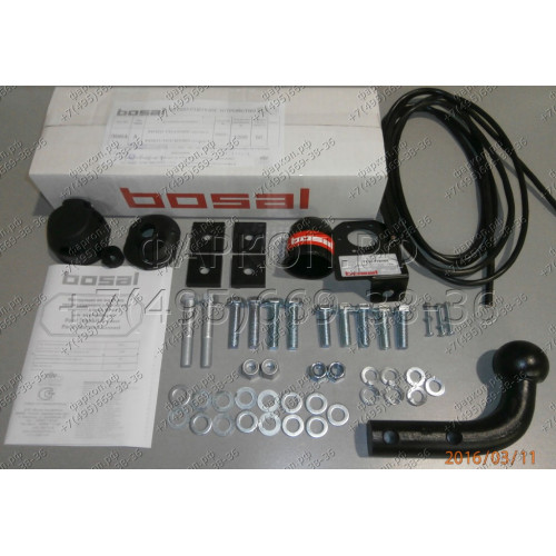 3964-A ORIS Фаркоп на Ford Tourneo Connect 2002-2014, Ford Transit Connect 2002-2014 без выреза в бампере. Тип шара: A. Нагрузки: 1200/50 кг, масса фаркопа 19,7 кг (без электрики в комплекте)