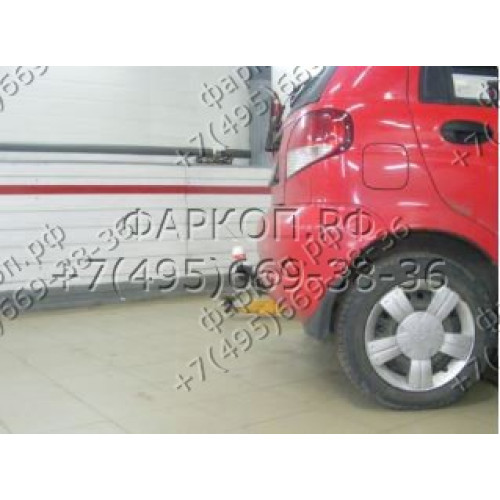 7420 Трейлер Фаркоп для Daewoo Matiz 2000-2015, Ravon Matiz 2015-2016. Требуется подрезка бампера. Тип шара: A. Нагрузки: 750/35 кг, масса фаркопа 6,4 кг. Для установки фаркопа потребуется 4 сверления (без электрики в комплекте)
