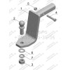HR 01 AVTOS Фаркоп на Hummer H2 2003-2009 без подрезки бампера. Тип шара: H (несъемный сварной). Нагрузки: 2500/150 кг, масса фаркопа 13,5 кг (без электрики в комплекте)