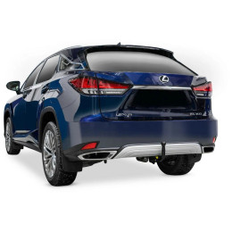 F.3211.003 BERG Фаркоп на Lexus RX 200t, 300, 350 2015-2022 без снятия и подрезки бампера. Тип шара: VM (быстросъемный). Нагрузки: 2500/75 кг, масса фаркопа 23 кг (без эле