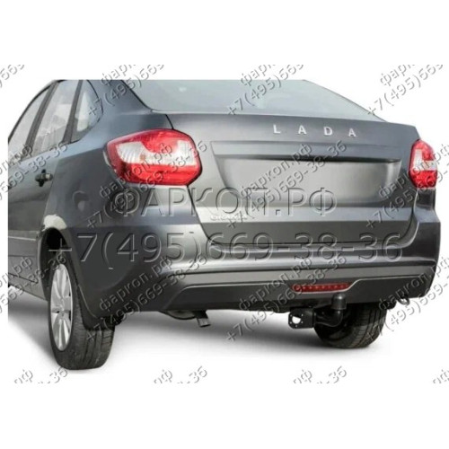 F.6013.007 BERG Фаркоп на Lada Granta седан/лифтбек/универсал 2011-, Lada Kalina универсал (вкл. Cross) 2013-2018, Datsun on-DO 2014-2020 без снятия и подрезки бампера. Тип шара: A. Нагрузки: 1100/75 кг, масса фаркопа 9,5 кг (без электрики в комплекте)