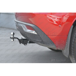 HVJ-21-991122.00 PT GROUP Фаркоп на Haval Jolion 2021- без подрезки бампера. Тип шара: E (легкосъемный шар под квадрат). Нагрузки: 1800/75 кг, масса фаркопа 16,7 кг (без 