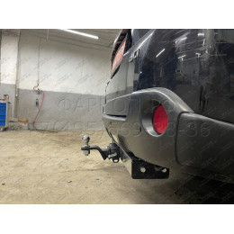 NXT-07-991124.00 PT GROUP Фаркоп с нержавеющей накладкой на Nissan X-Trail T31 2007-2014 без подрезки бампера. Тип шара: E (легкосъемный шар под квадрат). Нагрузки: 220