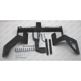 NXT-07-991124.00 PT GROUP Фаркоп с нержавеющей накладкой на Nissan X-Trail T31 2007-2014 без подрезки бампера. Тип шара: E (легкосъемный шар под квадрат). Нагрузки: 220