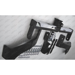 NXT-07-991124.00 PT GROUP Фаркоп с нержавеющей накладкой на Nissan X-Trail T31 2007-2014 без подрезки бампера. Тип шара: E (легкосъемный шар под квадрат). Нагрузки: 220