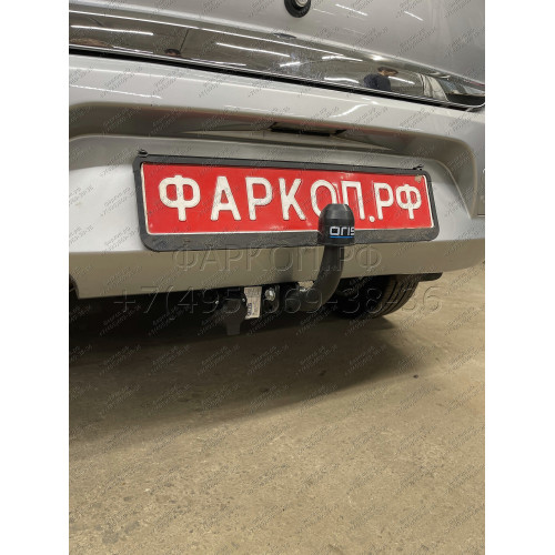1418-A ORIS Фаркоп на Renault Logan седан 2005-2014, Dacia Logan седан 2005/6-2014 без выреза в бампере. Тип шара: A. Нагрузки: 1100/75 кг, масса фаркопа 14,7 кг (без электрики в комплекте)