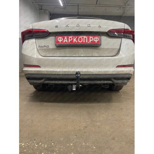 1925-A ORIS Фаркоп на Skoda Rapid 2014-2020, 2020-2022. Необходима подрезка бампера. Тип шара: A. Нагрузки: 1500/75 кг, масса фаркопа 14,1 кг (без электрики в комплекте)