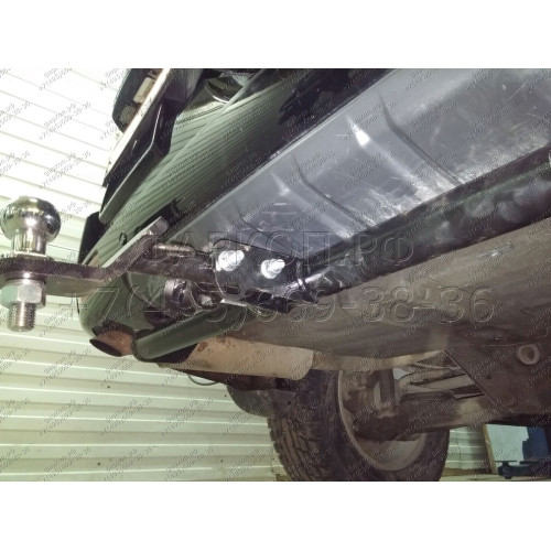 M114-AE Лидер-плюс ТСУ для Mitsubishi Pajero (III-IV) 2000/5-2007, 2007-2020 без снятия и выреза бампера. Тип шара: AE. Нагрузки: 1500/75 кг, масса фаркопа 15,6 кг (без электрики в комплекте)