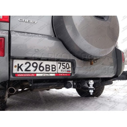 C105-AE Лидер-плюс ТСУ для Chery Tiggo (FL) 2011-2014, ТагАЗ Vortex Tingo (FL) 2010-2013, Lifan X60 2011-2021 без снятия и выреза бампера. Тип шара: AE. Нагрузки: 1000/75 кг, масса фарк