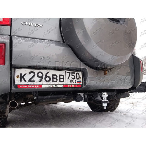 C105-AE Лидер-плюс ТСУ для Chery Tiggo (FL) 2011-2014, ТагАЗ Vortex Tingo (FL) 2010-2013, Lifan X60 2011-2021 без снятия и выреза бампера. Тип шара: AE. Нагрузки: 1000/75 кг, масса фаркопа 14,52 кг (без электрики в комплекте)