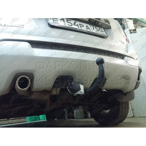 9041 Трейлер Фаркоп для Renault Duster 2011-2015, 2015-2021, 2021-2022 без снятия и подрезки бампера, Nissan Terrano 2014-2022 требуется подрезка бампера. Тип шара: A. Нагрузки: 1200/60 кг, масса фаркопа 15,5 кг (без электрики в комплекте)