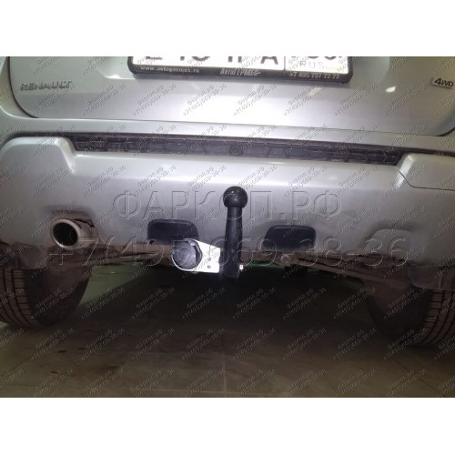 9041 Трейлер Фаркоп для Renault Duster 2011-2015, 2015-2021, 2021-2022 без снятия и подрезки бампера, Nissan Terrano 2014-2022 требуется подрезка бампера. Тип шара: A. Нагрузки: 1200/60 кг, масса фаркопа 15,5 кг (без электрики в комплекте)