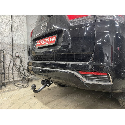 3004-A ORIS Фаркоп на Toyota Land Cruiser 300 2021-, Lexus LX 2022- без подрезки бампера. Тип шара: A. Нагрузки: 2250/100 кг, масса фаркопа 10,6 кг (без электрики в комплекте)
