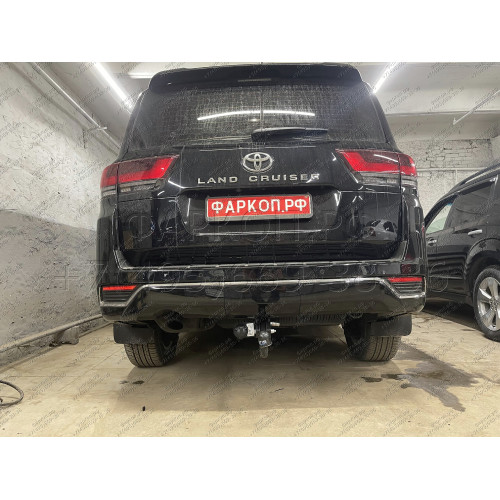 3004-A ORIS Фаркоп на Toyota Land Cruiser 300 2021-, Lexus LX 2022- без подрезки бампера. Тип шара: A. Нагрузки: 2250/100 кг, масса фаркопа 10,6 кг (без электрики в комплекте)