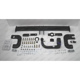 3241.32 SHERIFF Фаркоп на Nissan X-Trail T32 2015-2019, 2019-2022. Требуется подрезка бампера. Съемное вертикальное крепление шара (на ключе). Нагрузки: 1500/50 кг, масс