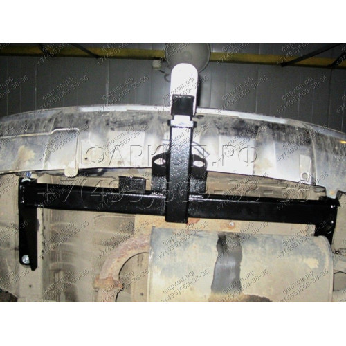 FA 0958-E Бизон Фаркоп на Mitsubishi Outlander 2003-2007 без подрезки бампера. Тип шара: E (легкосъемный шар под квадрат). Нагрузки: 2700/120 кг. Не комплектуется электрикой