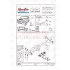 342160600001 WESTFALIA Фаркоп усиленный на Hummer H2 2002-2009 фланцевое крепление шара. Невидимый вырез в бампере. Нагрузки 3500/140 кг, масса фаркопа 29 кг