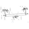 4169-A ORIS Фаркоп на Mitsubishi L200 2007-2014, L200 Triton 2019-2023 без выреза в бампере. Тип шара: A. Нагрузки: 2500/120 кг, масса фаркопа 29,5 кг (без электрики в комплекте)