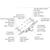 4373-A ORIS Фаркоп на Nissan Almera 2013-2018 без выреза бампера. Тип шара: A. Нагрузки: 1200/75 кг, масса фаркопа 16,9 кг (без электрики в комплекте)
