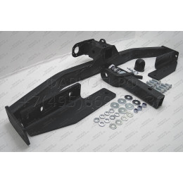 4381-E ORIS Фаркоп на Nissan Pathfinder R52 2014-2021, Infiniti QX60 2014-2021, Infiniti JX35 2013-2014. Необходима подрезка бампера. Тип шара: E. Нагрузки: 1800/100 кг, масса фаркопа 26 кг (